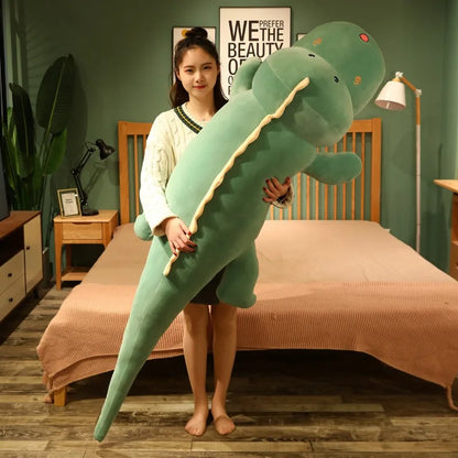 Huggable Dinosaur Plush – Big Soft Cartoon Animal Pillow, Cute Stuffed Gift for Home Decoration or special Occasion