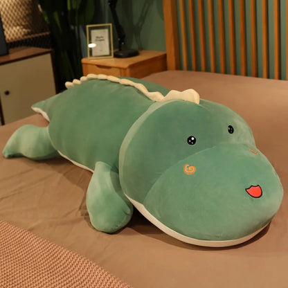 Huggable Dinosaur Plush – Big Soft Cartoon Animal Pillow, Cute Stuffed Gift for Home Decoration or special Occasion