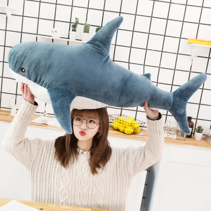 Big Shark Plush – Soft Realistic Stuffed Animal Pillow, Cute Decorative Gift for Birthdays or special Occasion