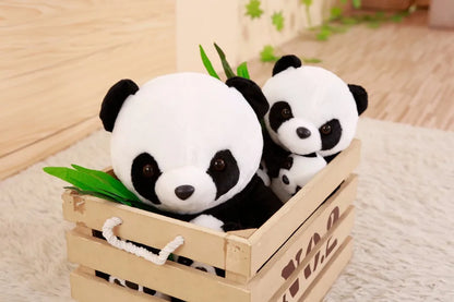 Plush Panda Cute Stuffed Animal Doll Mother And Son Gift for Friends Home Decoration Christmas Gift