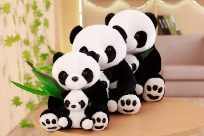 Plush Panda Cute Stuffed Animal Doll Mother And Son Gift for Friends Home Decoration Christmas Gift