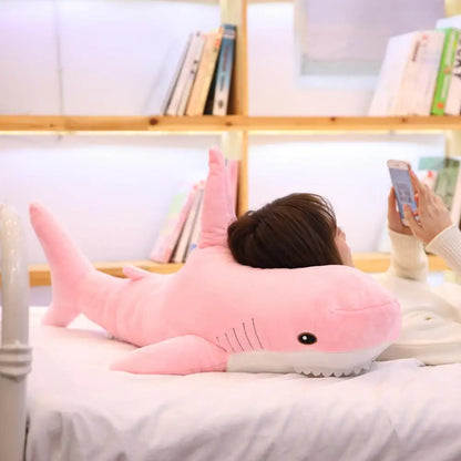 Big Shark Plush – Soft Realistic Stuffed Animal Pillow, Cute Decorative Gift for Birthdays or special Occasion