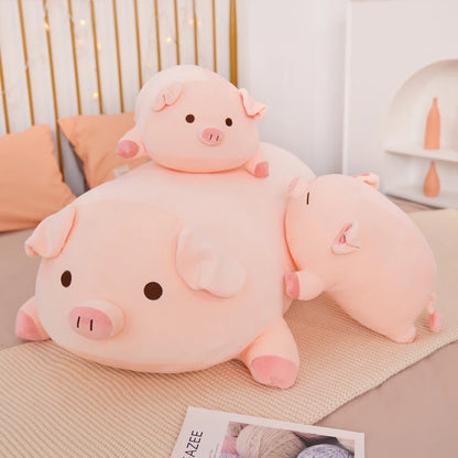 Squishy Pig Stuffed Animal – Cute Soft Plush Pillow and Room Decoration, Prefect for Gift