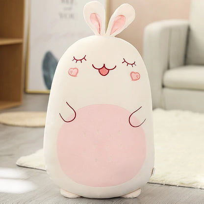 Kawaii Animal Plush Pillow – Squishy Dinosaur, Shiba Inu, Dog, Rabbit – Soft Sleeping Cushion for Amazing an Gift