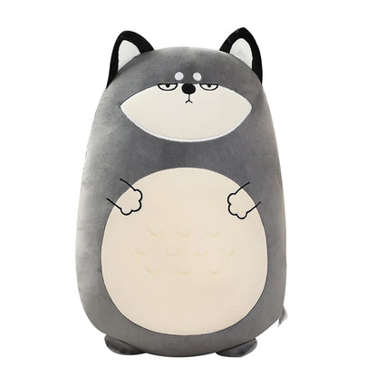 Kawaii Animal Plush Pillow – Squishy Dinosaur, Shiba Inu, Dog, Rabbit – Soft Sleeping Cushion for Amazing an Gift