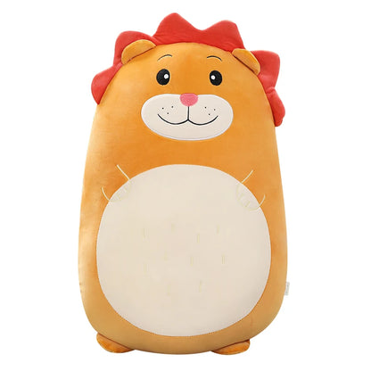 Kawaii Animal Plush Pillow – Squishy Dinosaur, Shiba Inu, Dog, Rabbit – Soft Sleeping Cushion for Amazing an Gift