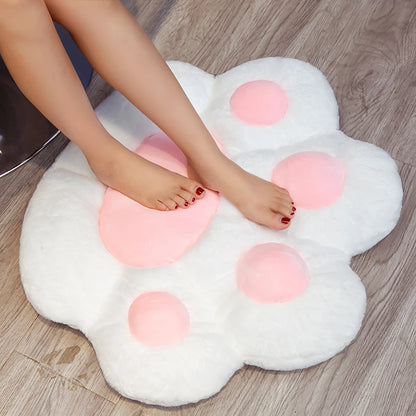 Kawaii Bear Paw Plush Mat – 70 cm Soft Animal Foot Pillow and Heart Cushion – Cute Home Decoration and Gift Idea