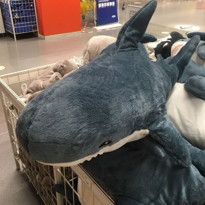 Cute Shark Plush – Soft Stuffed Animal Reading Pillow, Perfect for Birthday Gifts and Home Decoration