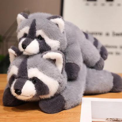 Kawaii Raccoon Plush – Soft Stuffed Animal Cushion, Adorable Decorative Gift for Special Occasion