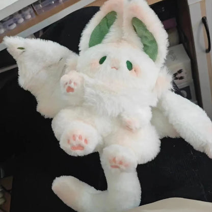 Kawaii Bat Rabbit Plush – Soft Flying Rabbit Stuffed Animal, Cute Doll Birthday and Christmas Gifts