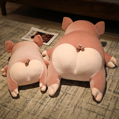 Squishy Pig Plush – Soft Stuffed Animal Pillow Cushion (50–100 cm) – Cute Comforting Gift
