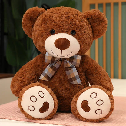 Adorable Plush Teddy Bear – Stuffed Animal with Bow Tie, Great for Gifting, Comfort, or Decoration