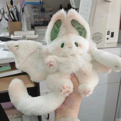 Kawaii Bat Rabbit Plush – Soft Flying Rabbit Stuffed Animal, Cute Doll Birthday and Christmas Gifts