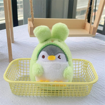 Cute Penguin and Rabbit Plush Keychain – Soft Bag Charm Pendant, Fun and Adorable Gift for Special Occasion