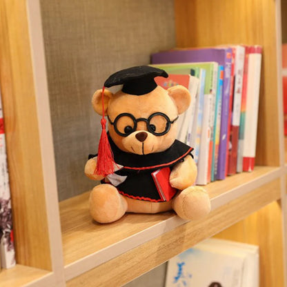 Kawaii Dr. Bear Plush – Cute Soft Stuffed Teddy Bear, Perfect Graduation Gift and Keepsake