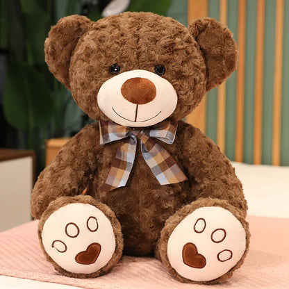 Adorable Plush Teddy Bear – Stuffed Animal with Bow Tie, Great for Gifting, Comfort, or Decoration
