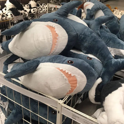 Cute Shark Plush – Soft Stuffed Animal Reading Pillow, Perfect for Birthday Gifts and Home Decoration
