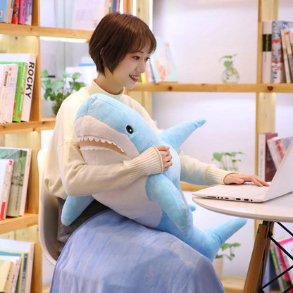 Big Shark Plush – Soft Realistic Stuffed Animal Pillow, Cute Decorative Gift for Birthdays or special Occasion