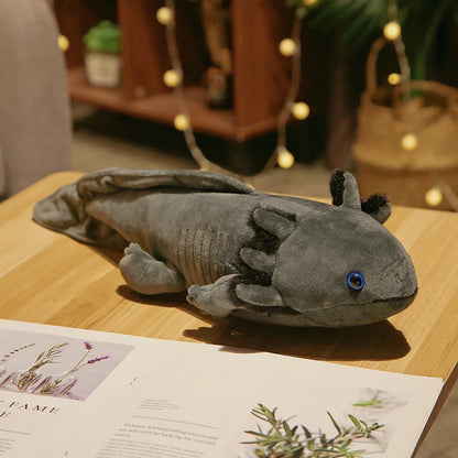 Kawaii Axolotl Plush – Soft Stuffed Salamander Doll, Cozy Decorative Pillow and Cute Gift