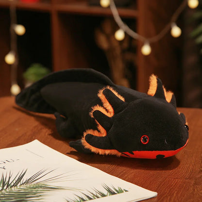 Cute Axolotl Plush – Soft Stuffed Salamander Pillow, Adorable Decorative Accent and Gift