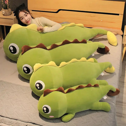 Big Soft Dinosaur Plush – Huggable Cartoon Stuffed Animal Pillow, Adorable Decorative Gift for Birthdays and special Occasion