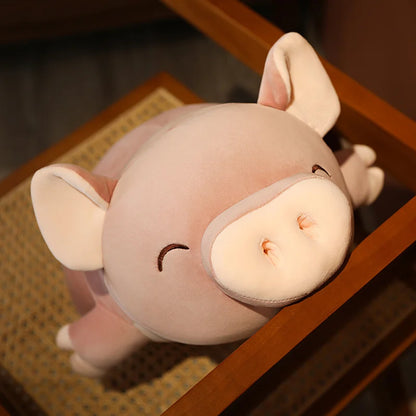 Squishy Pig Plush – Soft Stuffed Animal Pillow Cushion (50–100 cm) – Cute Comforting Gift