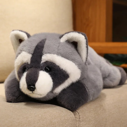 Kawaii Raccoon Plush – Soft Stuffed Animal Cushion, Adorable Decorative Gift for Special Occasion
