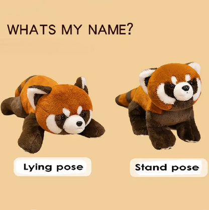 Red Panda Plush – Soft Stuffed Animal Plushie, Charming Decorative Gift for Birthdays or Special Occasion