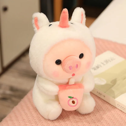 Kawaii Bear Costume Plush – Soft Cartoon Animal Plushie, Delightful Gift for Birthdays, Holidays, or Special Occasions
