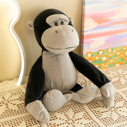 Jungle Animals Plush – Soft Stuffed Doll (Bear, Lion, Tiger, Raccoon, Monkey) – Cute Birthday Gift.