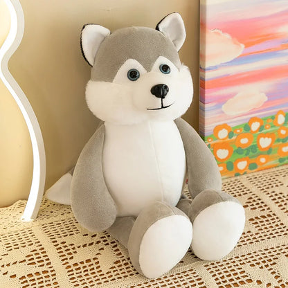 Dog Plush – Soft Stuffed Animal Doll 25–35 cm, Cuddly Cartoon Puppy Plushie for Gifts, Home Decoration, Travel, and Collectors