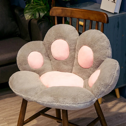 Kawaii Bear Paw Plush Mat – 70 cm Soft Animal Foot Pillow and Heart Cushion – Cute Home Decoration and Gift Idea