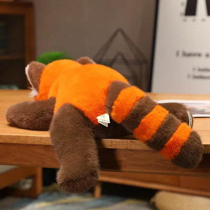 Red Panda Plush – Soft Fluffy Stuffed Pillow, Adorable Hugging Cushion and Gift for Special Occasion