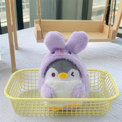Cute Penguin and Rabbit Plush Keychain – Soft Bag Charm Pendant, Fun and Adorable Gift for Special Occasion