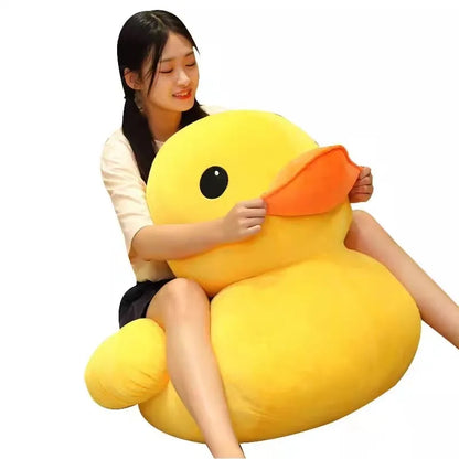 Kawaii Yellow Duck Plush – Soft Stuffed Animal Doll, Adorable Gift Idea for Birthdays, Holidays, or Any Special Moment