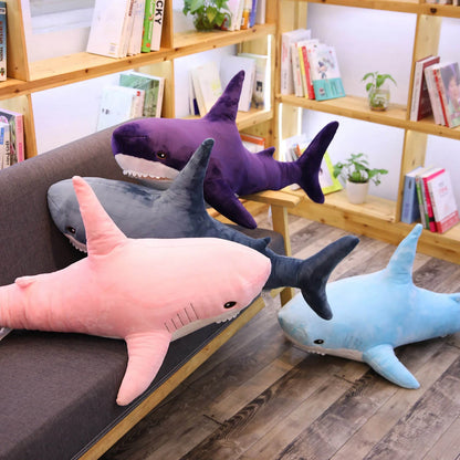 Big Shark Plush – Soft Realistic Stuffed Animal Pillow, Cute Decorative Gift for Birthdays or special Occasion