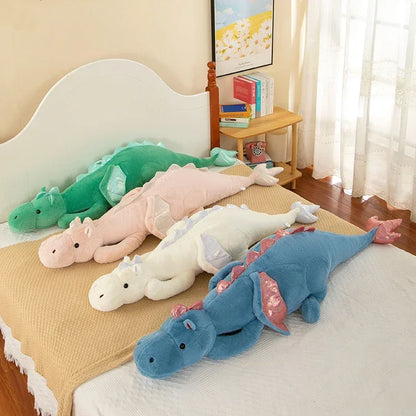 Giant Flying Dragon Plush Doll – Soft Stuffed Dinosaur Pillow Cushion, Perfect Christmas Gift.