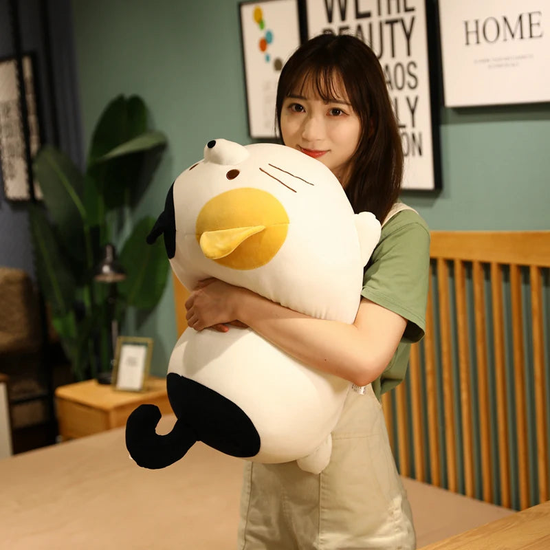 Soft Cat Plush – Stuffed Cartoon Animal Pillow Cushion, Cute Decorative Gift for Special Occasion