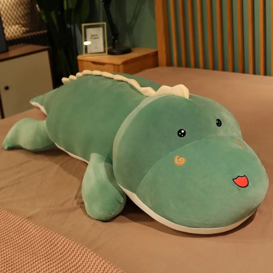 Huggable Dinosaur Plush – Big Soft Cartoon Animal Pillow, Cute Stuffed Gift for Home Decoration or special Occasion