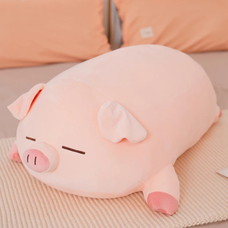 Squishy Pig Plush – Soft Stuffed Animal Pillow Cushion, Cozy Decorative Gift for Relaxation or Special Occasions