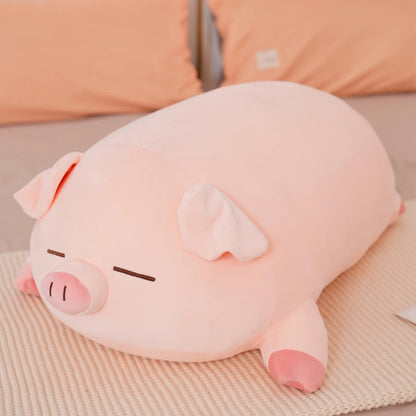 Squishy Pig Plush – Soft Stuffed Animal Pillow Cushion, Cozy Decorative Gift for Relaxation or Special Occasions