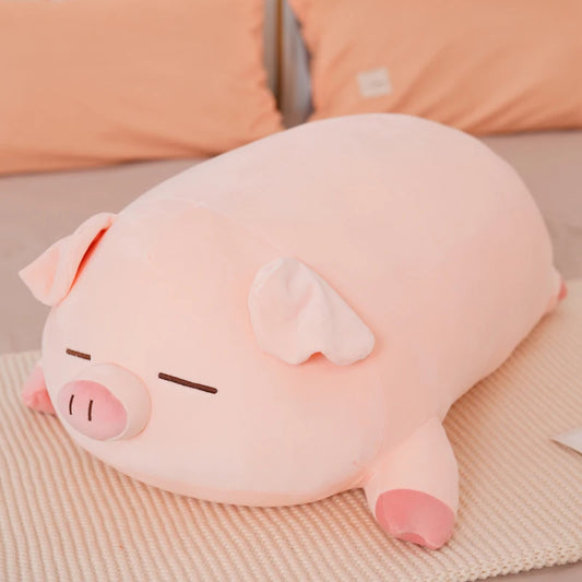 Squishy Pig Plush – Soft Stuffed Animal Pillow Cushion, Cozy Decorative Gift for Relaxation or Special Occasions