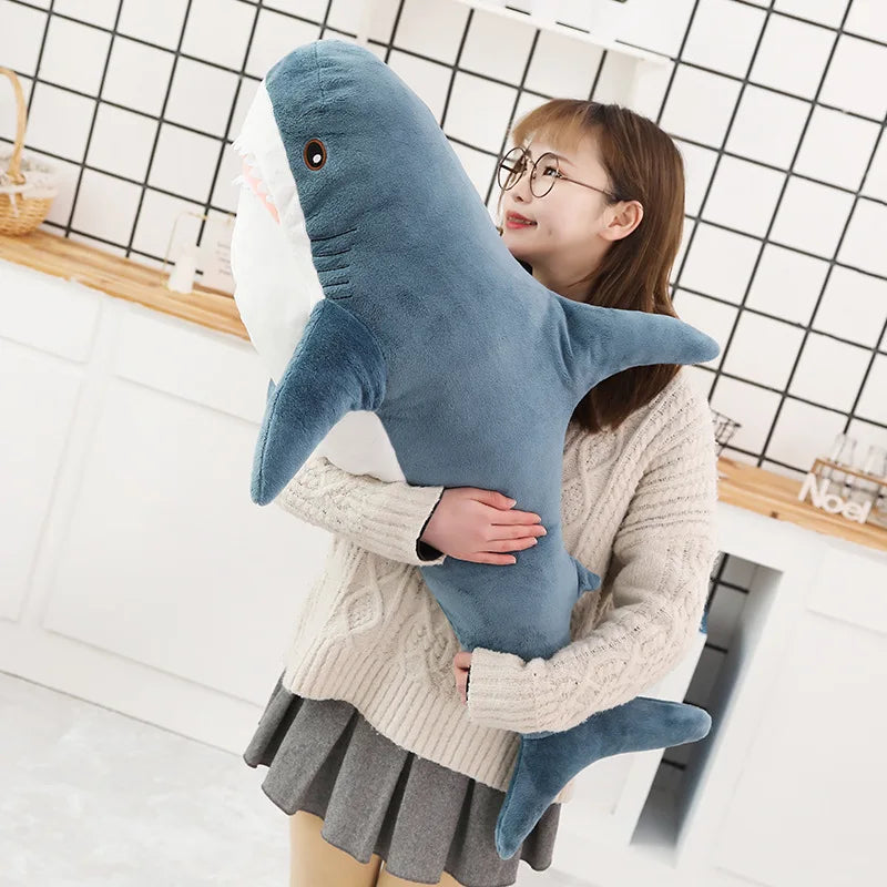 Big Shark Plush – Soft Realistic Stuffed Animal Pillow, Cute Decorative Gift for Birthdays or special Occasion