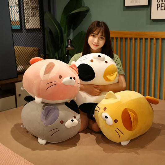 Soft Cat Plush – Stuffed Cartoon Animal Pillow Cushion, Cute Decorative Gift for Special Occasion