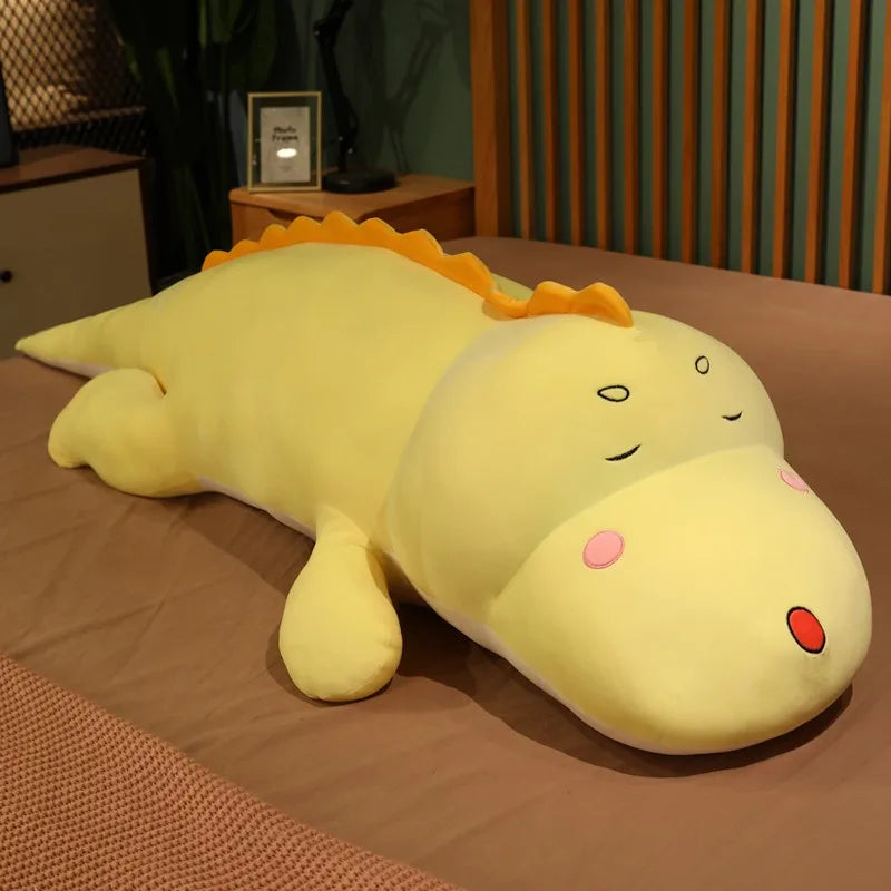 Huggable Dinosaur Plush – Big Soft Cartoon Animal Pillow, Cute Stuffed Gift for Home Decoration or special Occasion