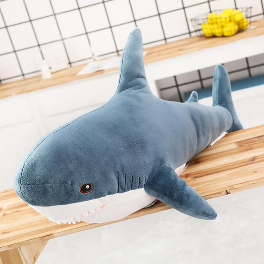 Big Shark Plush – Soft Realistic Stuffed Animal Pillow, Cute Decorative Gift for Birthdays or special Occasion