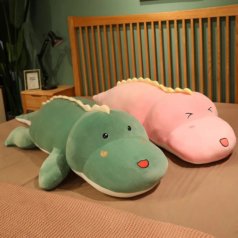 Huggable Dinosaur Plush – Big Soft Cartoon Animal Pillow, Cute Stuffed Gift for Home Decoration or special Occasion