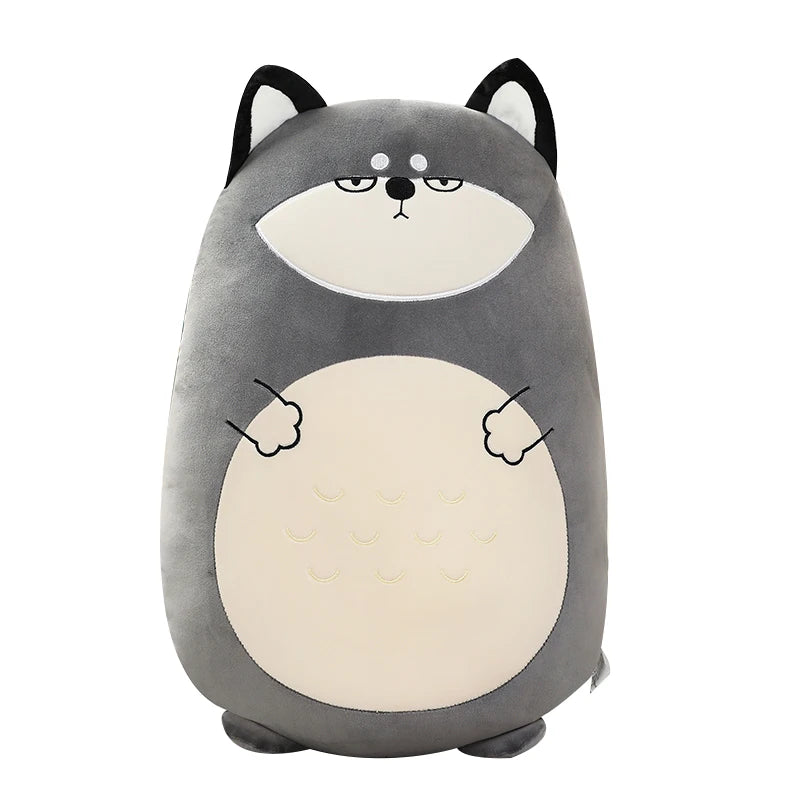 Kawaii Animal Plush Pillow – Squishy Dinosaur, Shiba Inu, Dog, Rabbit – Soft Sleeping Cushion for Amazing an Gift