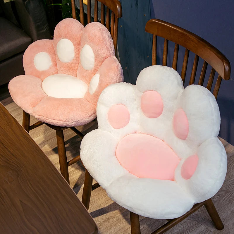 Kawaii Bear Paw Plush Mat – 70 cm Soft Animal Foot Pillow and Heart Cushion – Cute Home Decoration and Gift Idea