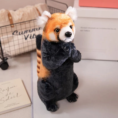 Blessing Plush Animals – Lifelike Red Panda, Otter, and Kangaroo Plush, Soft and Realistic, Perfect Lucky Gifts
